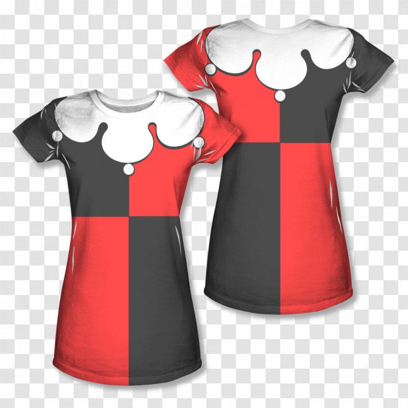 T-shirt Harley Quinn Jersey Clothing - All Over Print Transparent PNG