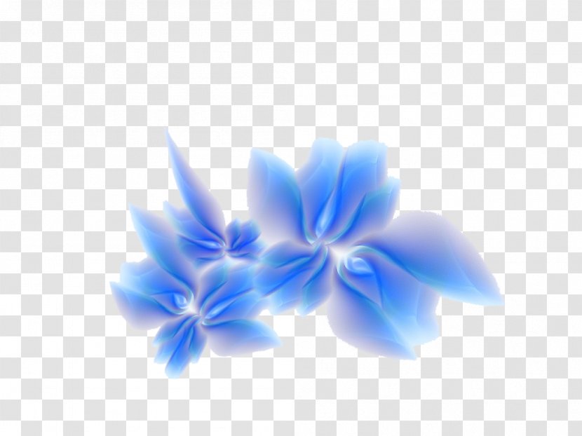 Floral Design Flower Image - Navy Blue - Sublime Background Transparent PNG