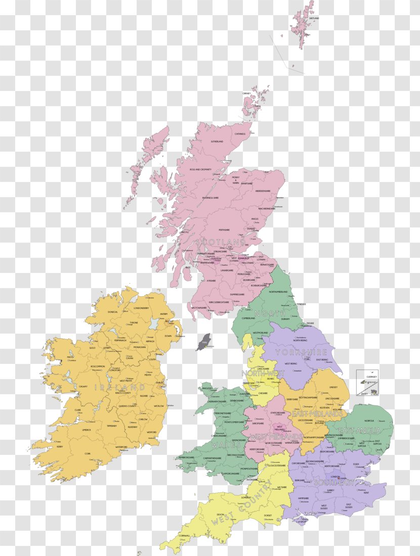 British Isles England Wales Map - Stock Photography - United Kingdom Drawing Transparent PNG