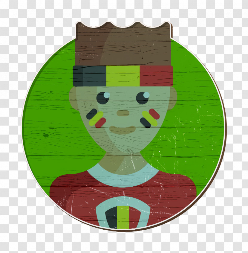 Football Fan Icon Belgium Icon Facepaint Icon Transparent PNG