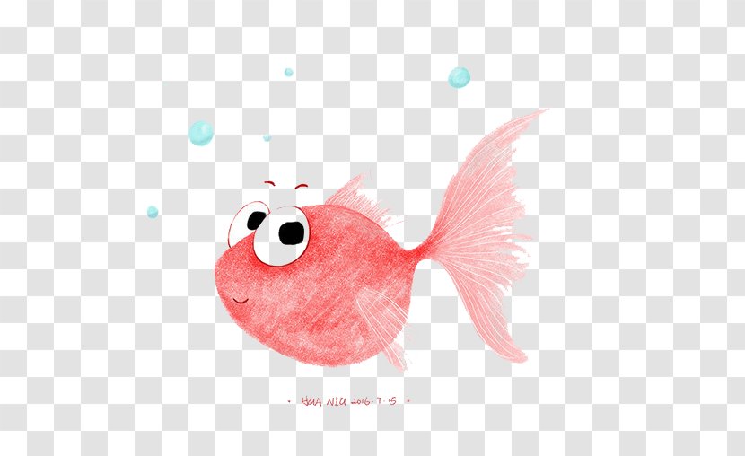 Lead Color Illustration - Beak - Pink Fish Transparent PNG