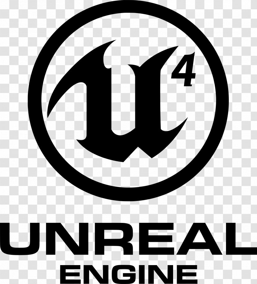 Unreal Engine 4 Game Logo Match 3 - Black And White - Sacred Games Transparent PNG