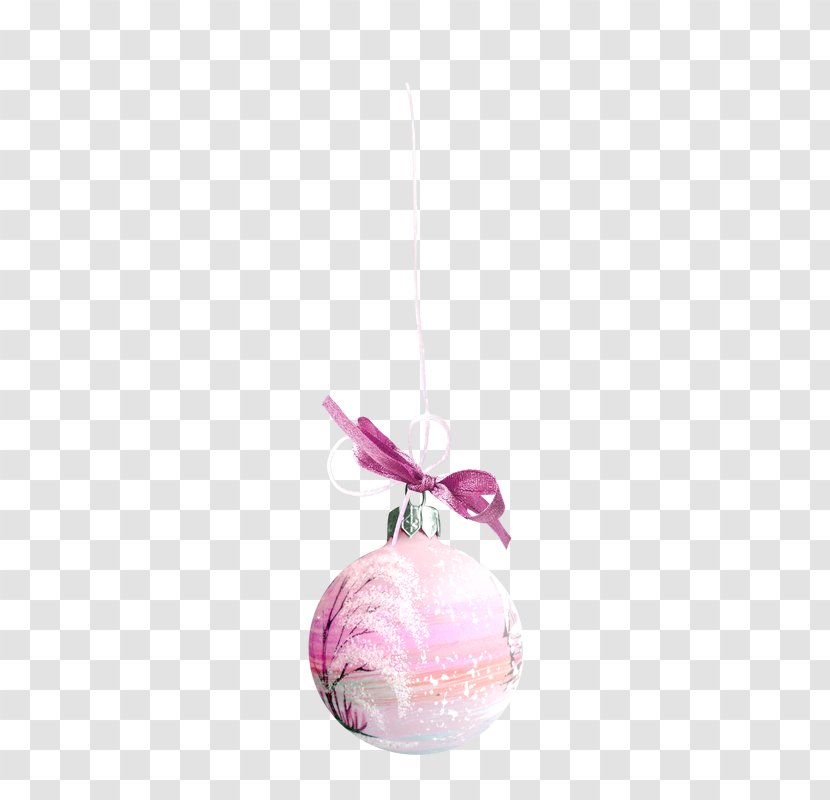 Christmas Ornament Pink M Transparent PNG