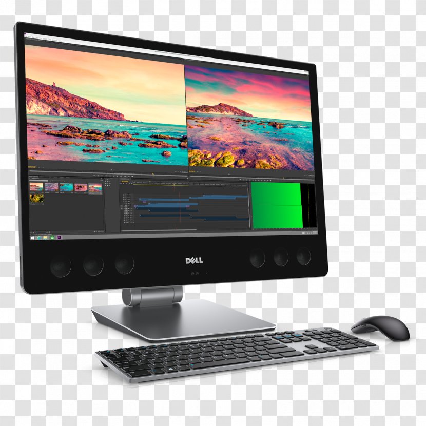 Dell XPS All-in-One Computer Monitors Transparent PNG
