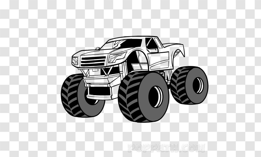 Radio-controlled Car Monster Truck Wheel Motor Vehicle Tires - Racing Transparent PNG