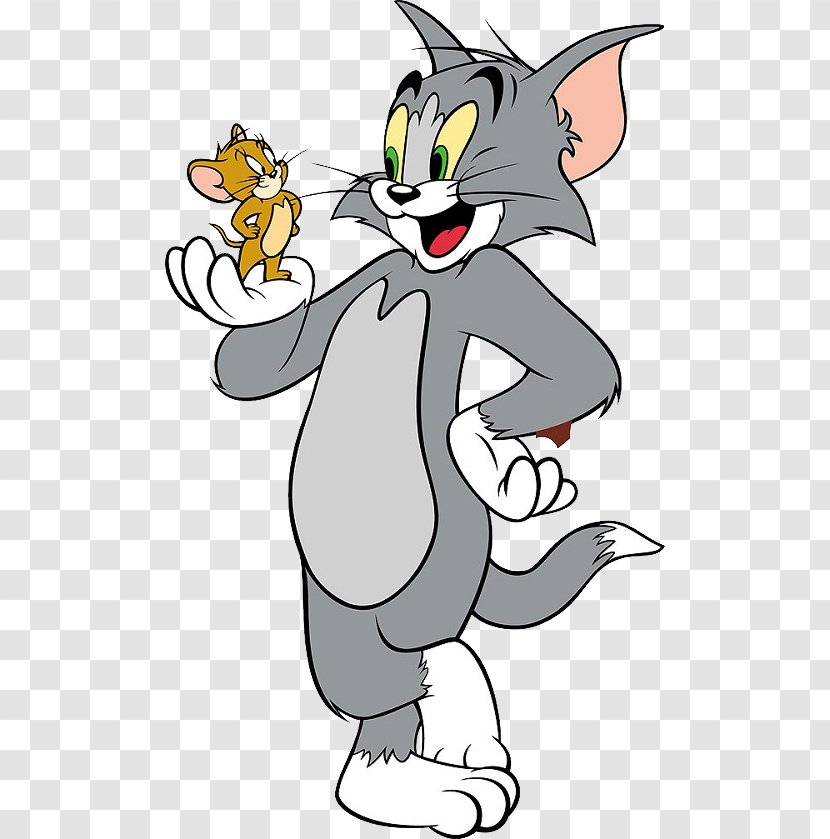 Tom Cat Jerry Mouse And - Watercolor Transparent PNG