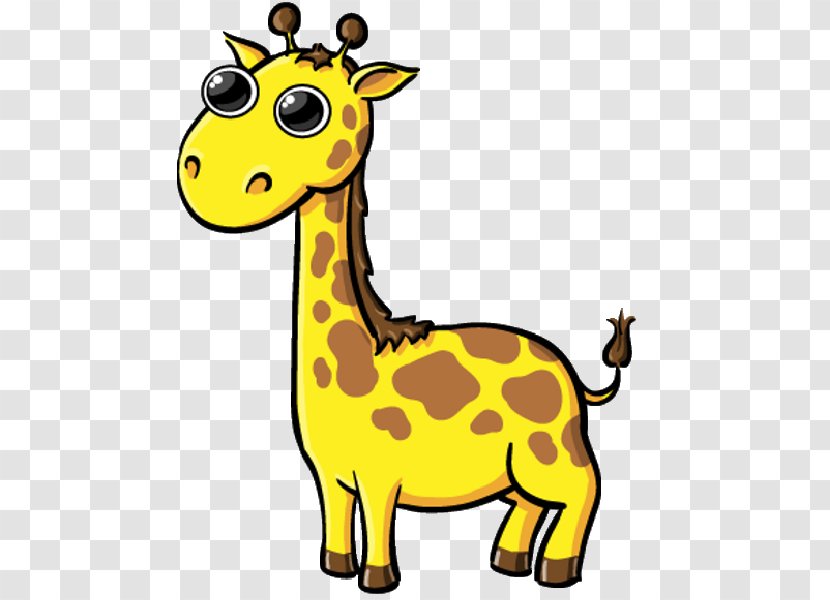 Baby Giraffes Animation Clip Art - Cartoon Giraffe Transparent PNG