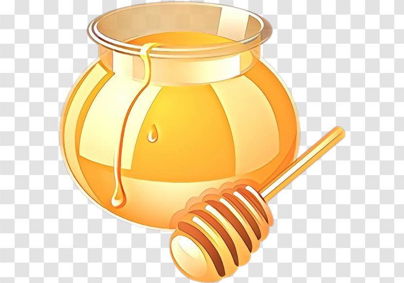 Clip Art Yellow Honey Food Honeybee Transparent PNG