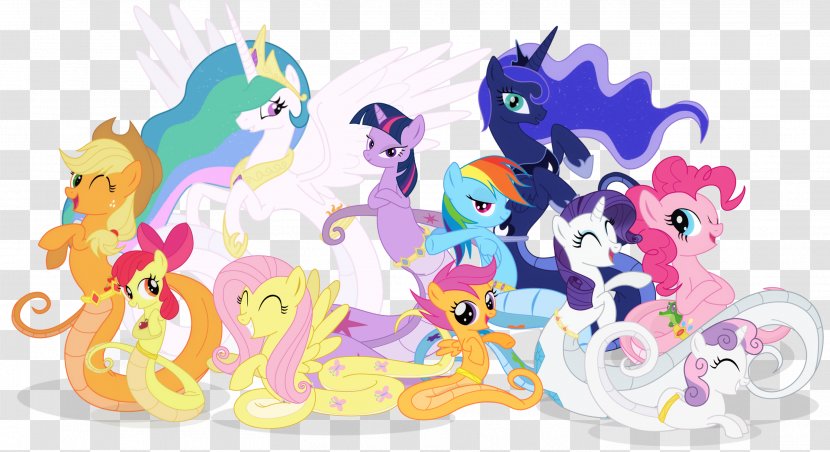 Apple Bloom Applejack Horse Fluttershy Cutie Mark Crusaders - My Little Pony Friendship Is Magic Season 1 - Unicorn Hair Transparent PNG