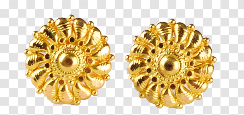 Earring Gold Jewellery Jewelry Design - Earrings Transparent PNG