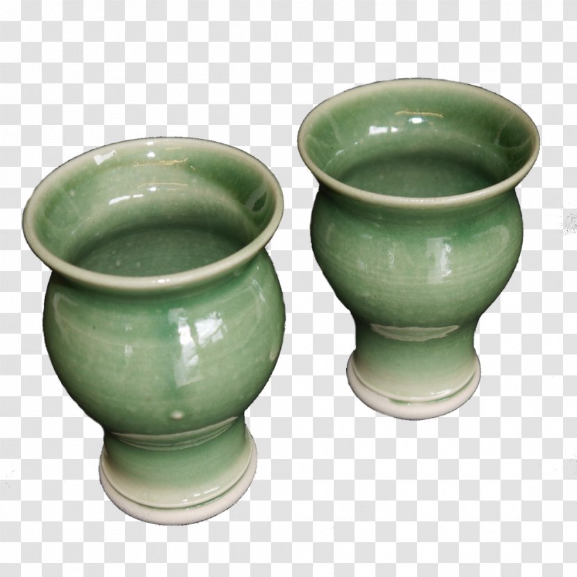 Ceramic Vase Glass Pottery Urn - Artifact - Small Bowl Transparent PNG