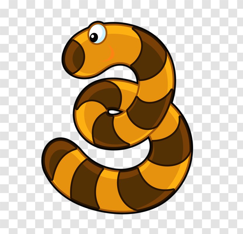 Numerical Digit Letter Child Number Alphabet - Animal - Pet Snake Transparent PNG