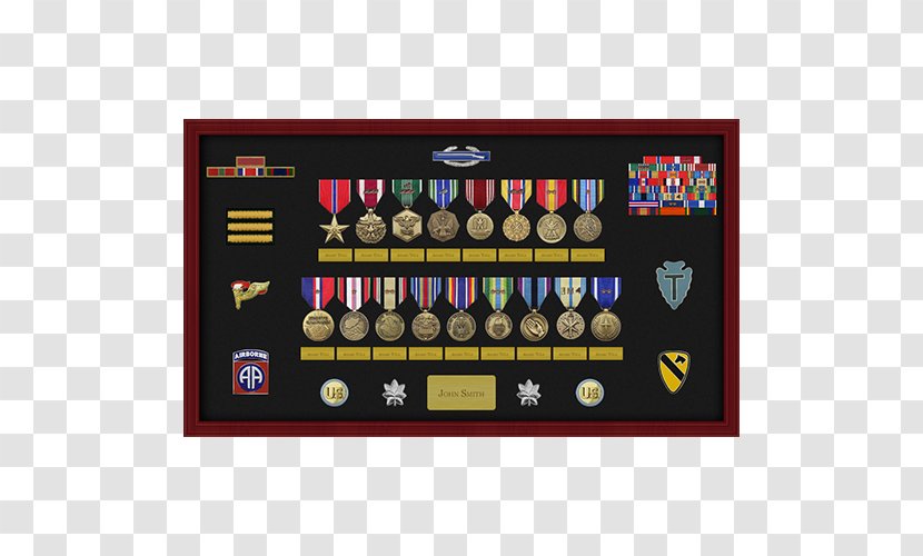 Shadow Box Military Awards And Decorations Army Picture Frames - Rank Transparent PNG