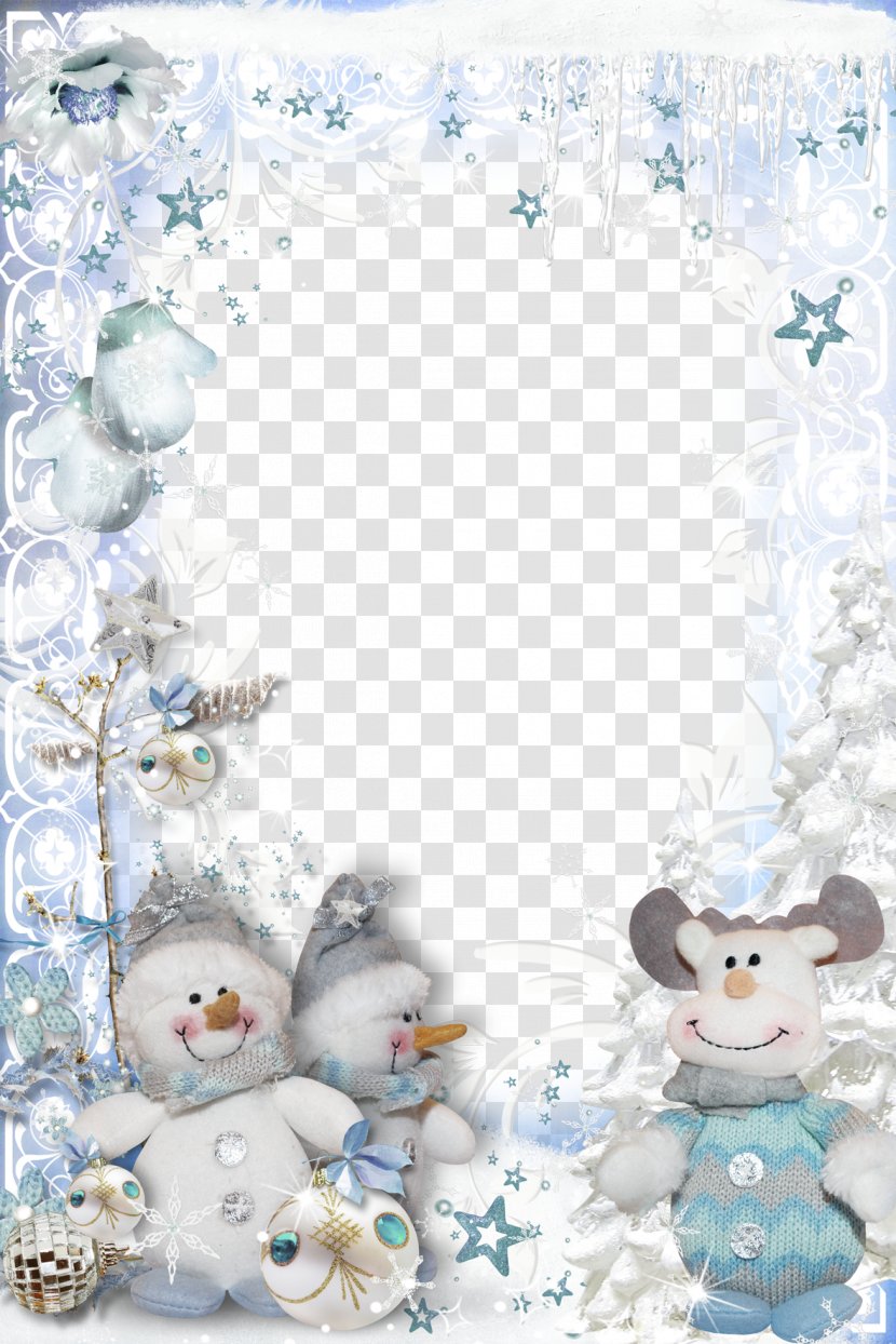 Santa Claus Christmas Picture Frame Clip Art - Mood Pictures Transparent PNG