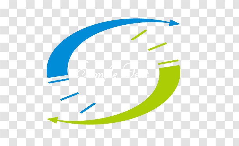 Line Angle Point Blue - Symbol - Relatively Green Circle Arrow Transparent PNG