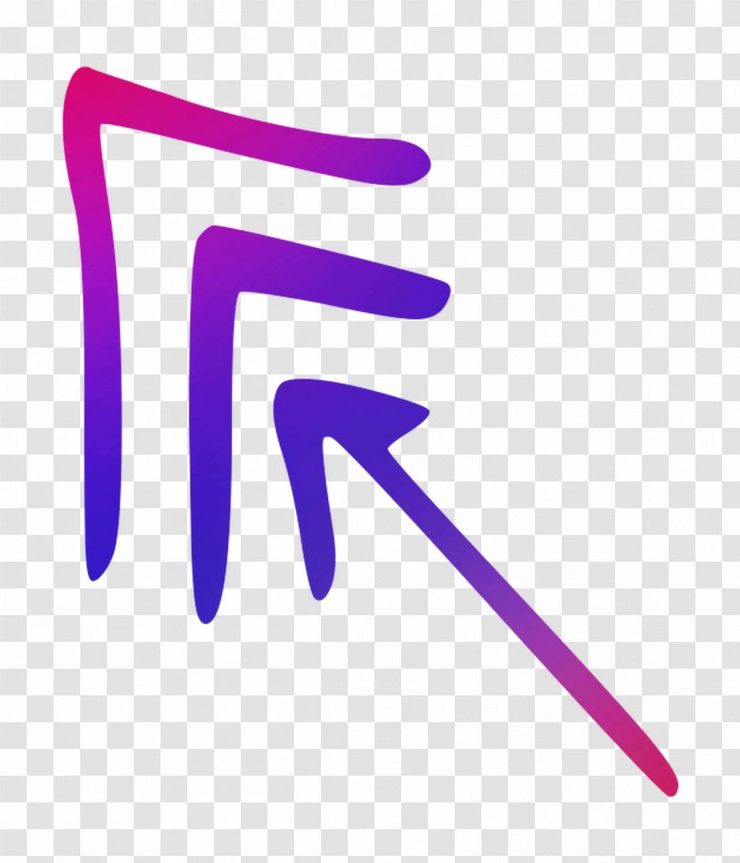 Logo Product Font Line Angle - Purple Transparent PNG