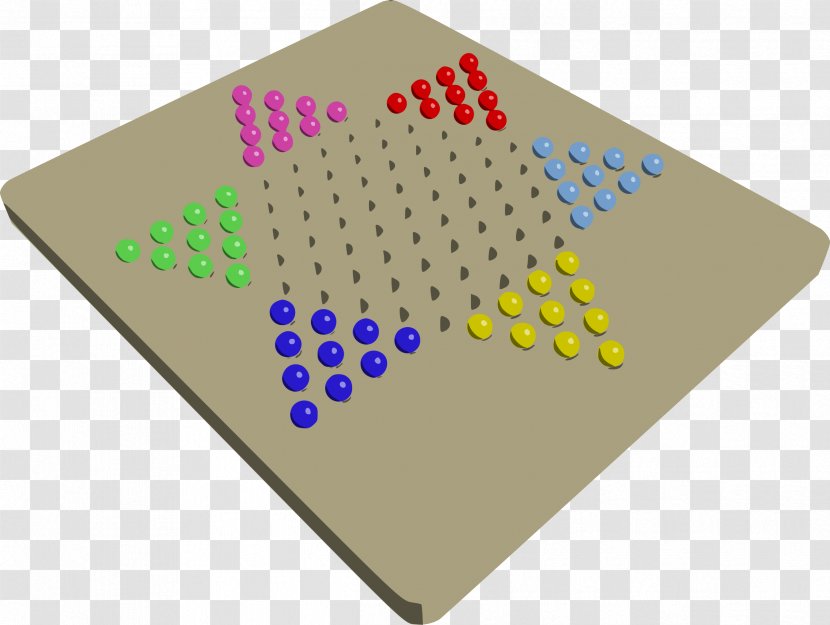 Chinese Checkers Touch Draughts Xiangqi Chess - Point - Board Game Transparent PNG