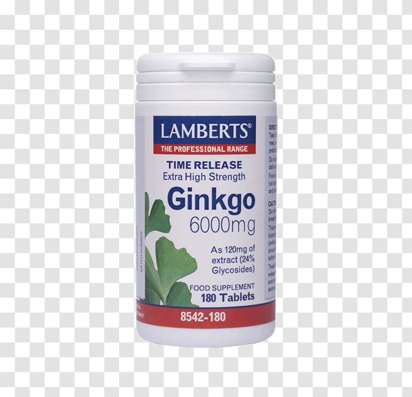 Ginkgo Biloba Lambert's Cafe Health Dietary Supplement Extract Transparent PNG