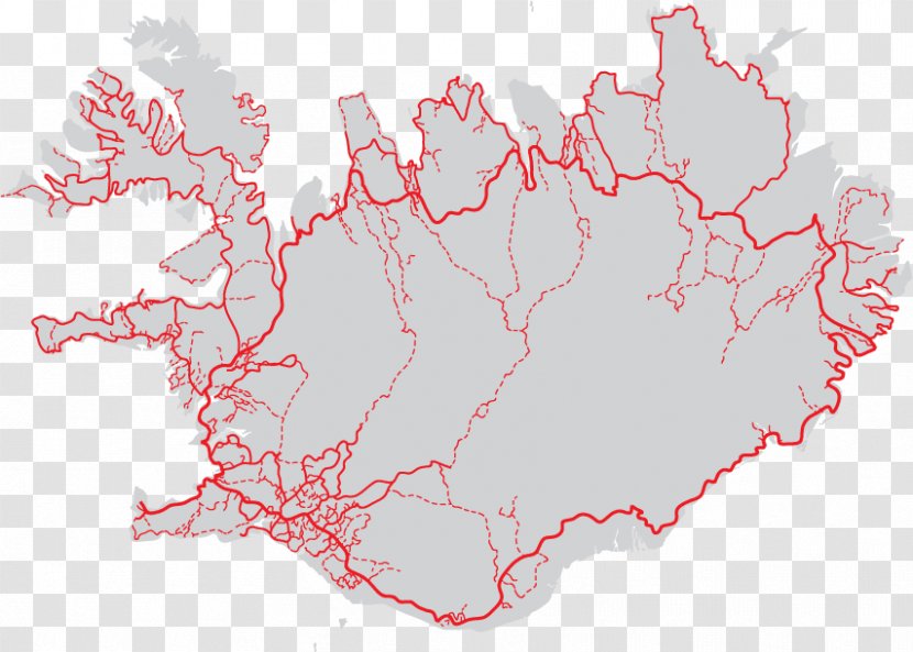 Iceland Stock Photography Map - Blank Transparent PNG