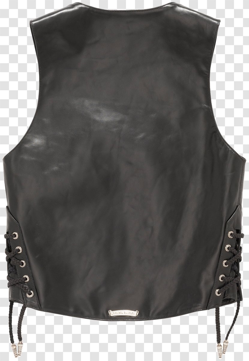 Gilets Dover Street Market Ginza Horse Chrome Hearts Leather - Black Transparent PNG