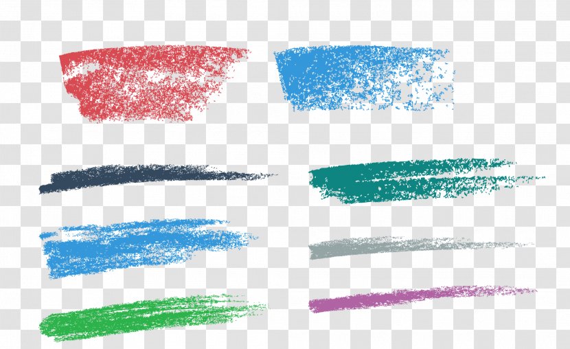 Sidewalk Chalk Line - Glitter - Vector Colorful Lines Transparent PNG