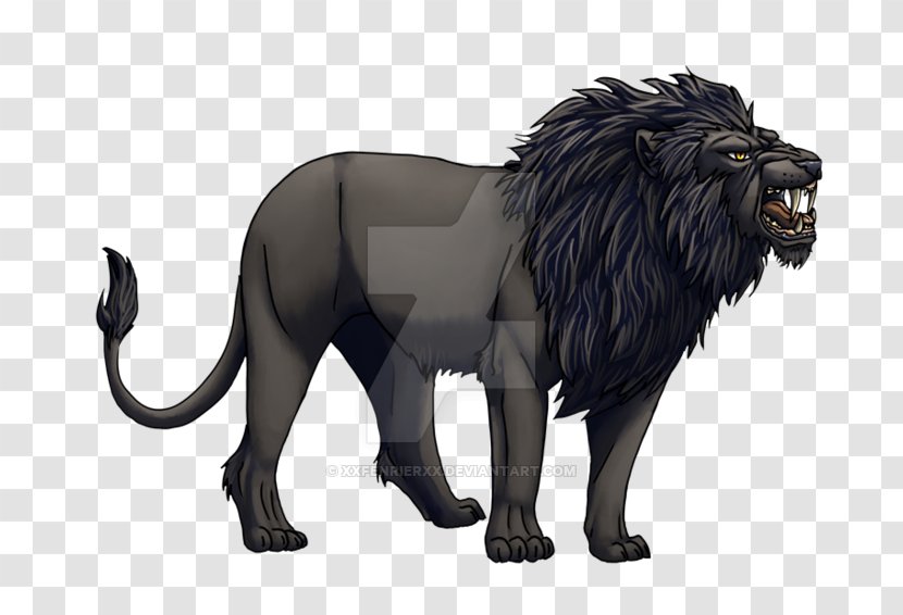 Lion Felidae Big Cat Painting Animal - Like Mammal Transparent PNG