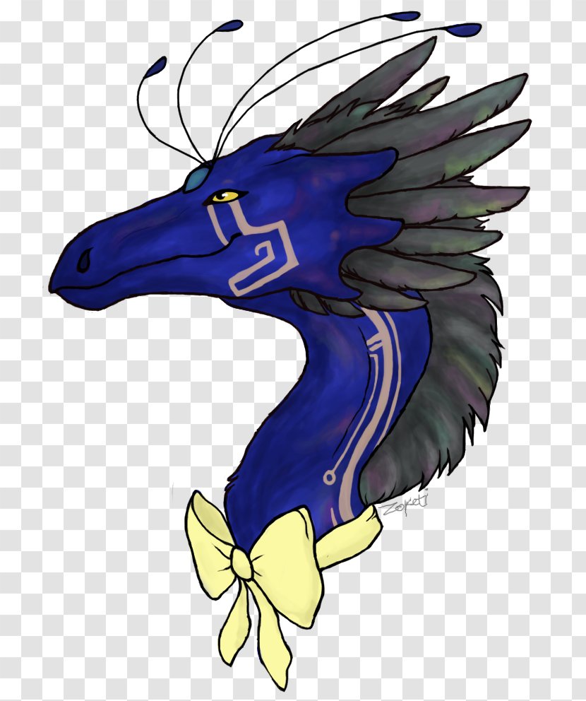 Beak Bird Of Prey Cobalt Blue - Wing Transparent PNG