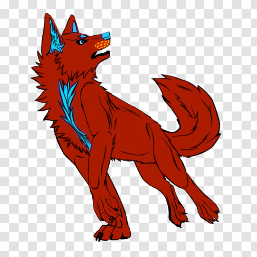 Red Fox Legendary Creature Clip Art - Vertebrate Transparent PNG