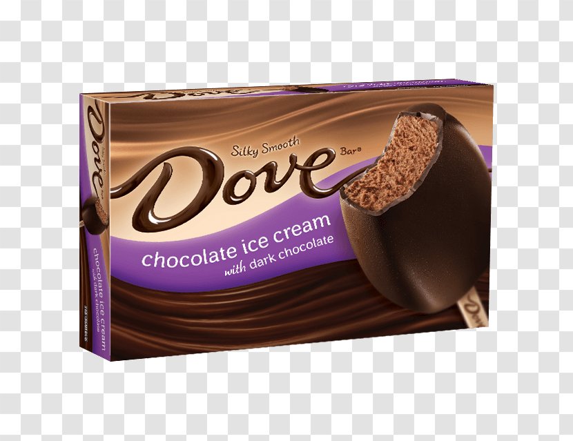 Chocolate Bar Ice Cream DOVE Dark - Confectionery Transparent PNG