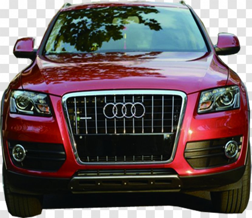 Audi Q5 Mid-size Car A8 - Automotive Design - Red Transparent PNG