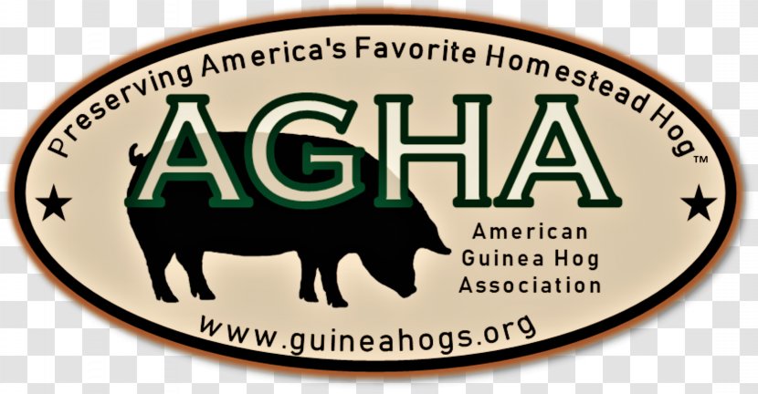 Guinea Hog Pig Breed Animal - Emblem Transparent PNG