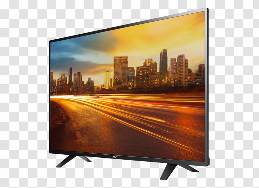 Television Set LED-backlit LCD AOC International Smart TV - Lcd - LED Transparent PNG
