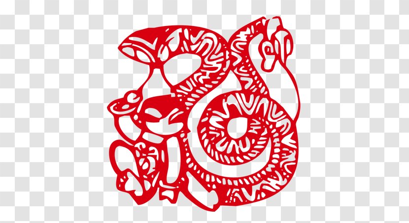 Chinese Zodiac Snake Rat Papercutting New Year - Gourd And Transparent PNG