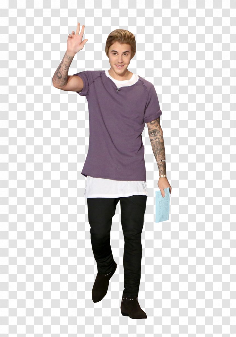 T-shirt Artist Hair Loss Hairstyle - Heart - Justin Bieber Singing Transparent PNG