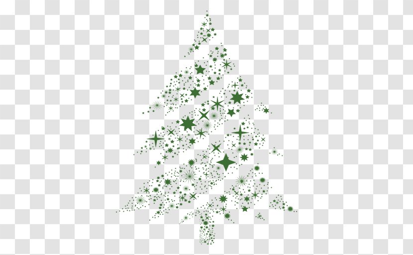 Christmas Tree Snowflake Decoration - Conifer - Watermark Pattern Transparent PNG