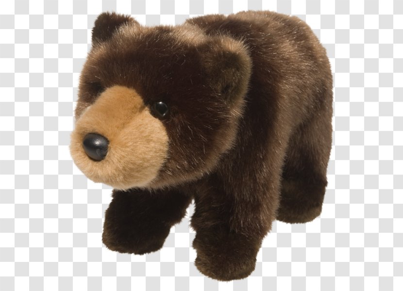 Grizzly Bear Stuffed Animals & Cuddly Toys Brown - Watercolor Transparent PNG