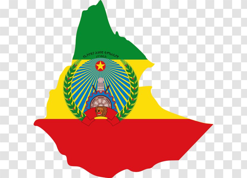 Ethiopian Empire Flag Of Ethiopia People's Democratic Republic Transitional Government - Amharic - Map Transparent PNG