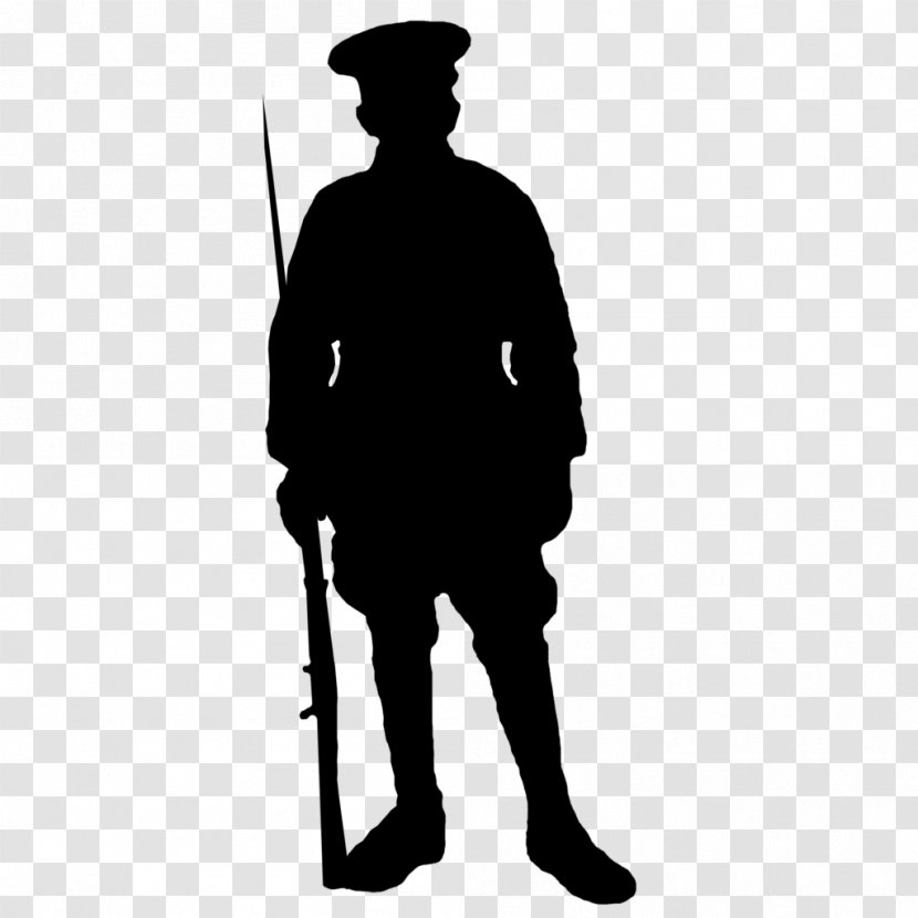 First World War Soldier Army Military Silhouette - Silhouettes Transparent PNG