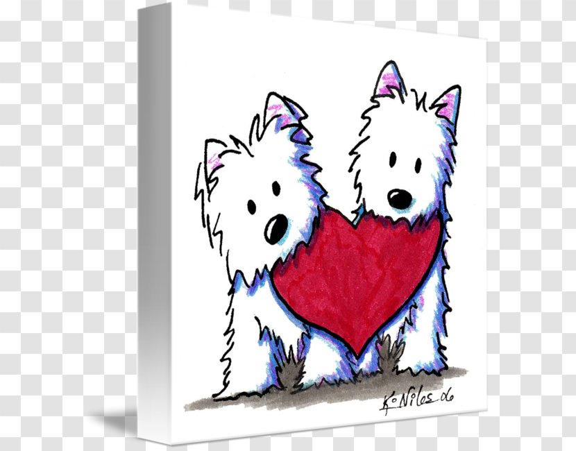 West Highland White Terrier Dachshund Scottish Beagle Puppy - Watercolor Transparent PNG