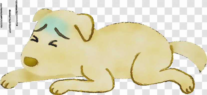 Yellow Tail Animal Figure Transparent PNG