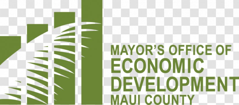 Maui County Mayor Economic Development Logo Economics - Grass Transparent PNG