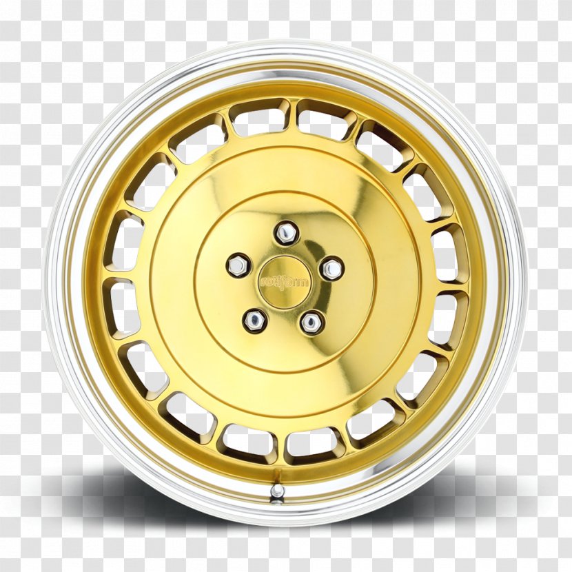 Alloy Wheel Forging Rim Spoke - Golden Lips Transparent PNG