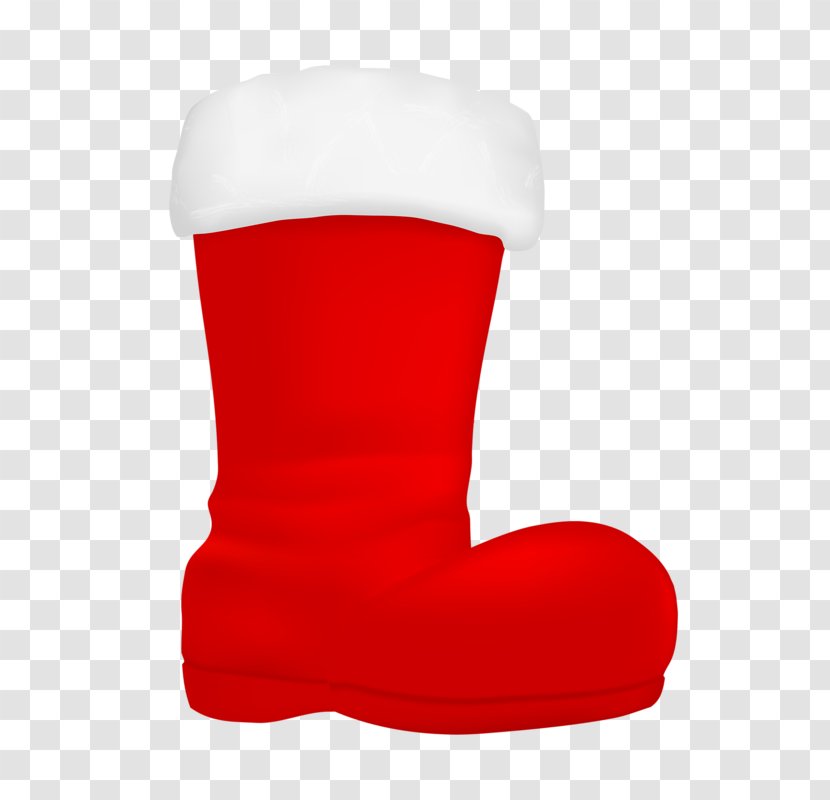 Snow Boot - Cartoon - Red Boots Transparent PNG