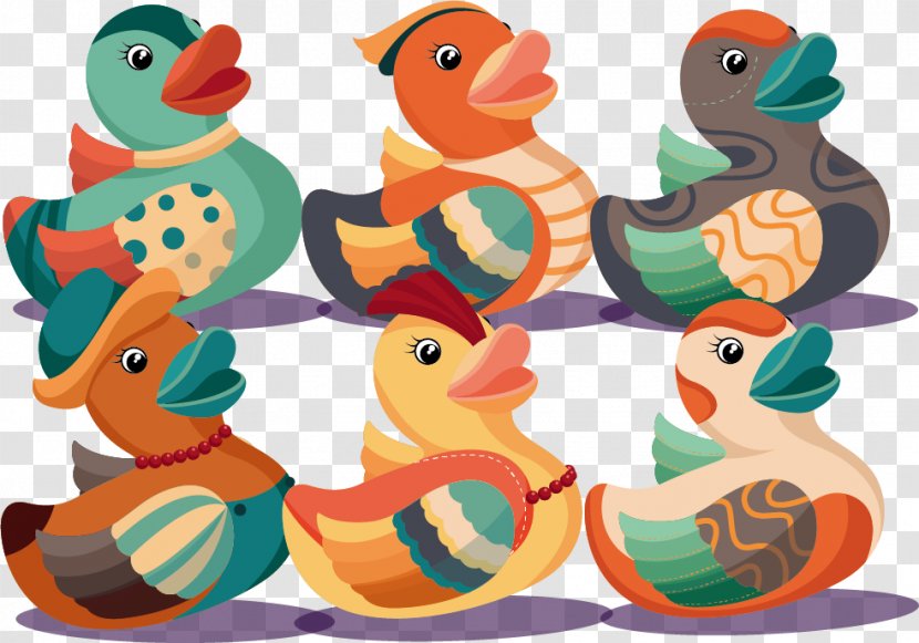 Duck Illustration - Color - Vector Colorful Transparent PNG