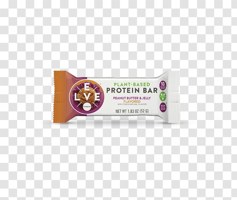 Protein Bar Dietary Supplement Nutrition Food - Sports - Peanut Butter And Jelly Transparent PNG