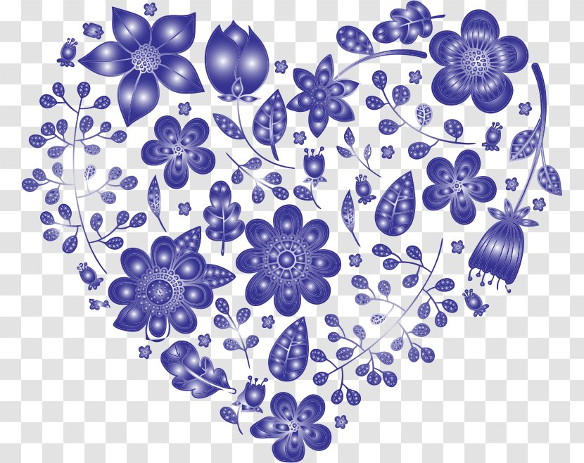 Drawing Flower Desktop Wallpaper Line Art Clip - Frame - HEART FLOWER Transparent PNG
