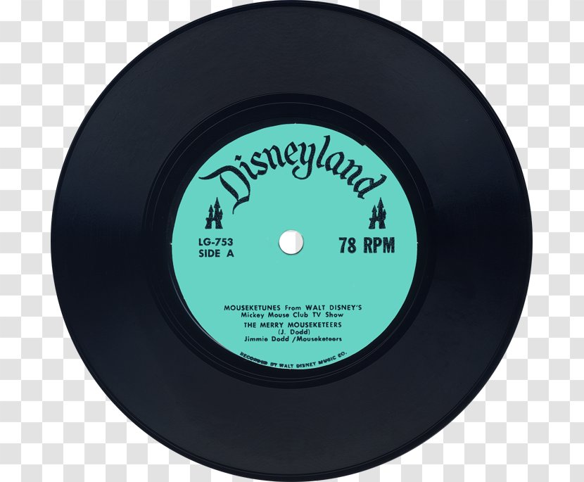 Mickey Mouse Phonograph Record Jiminy Cricket Compact Disc Donald Duck - Heart Transparent PNG
