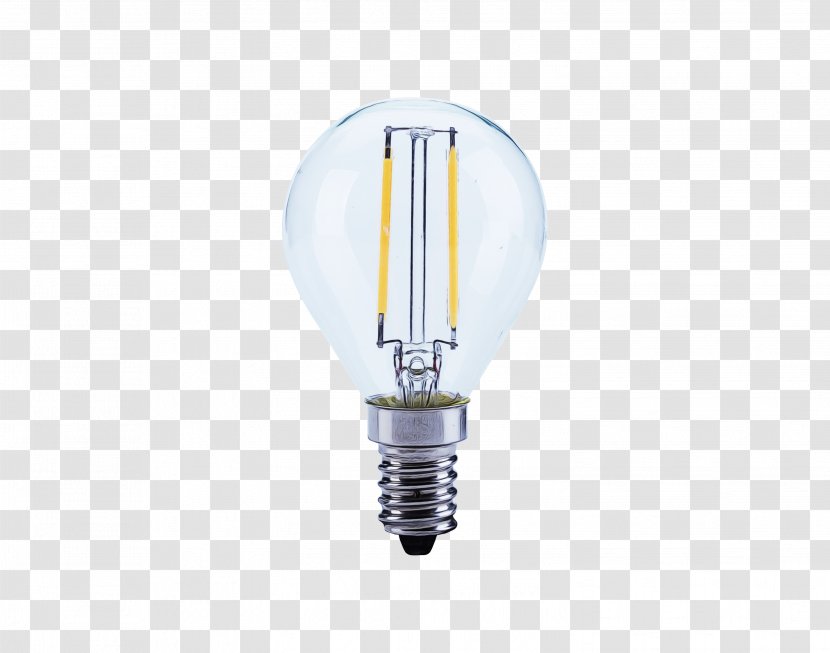 Light Bulb Cartoon - Incandescent - Fluorescent Lamp Compact Transparent PNG