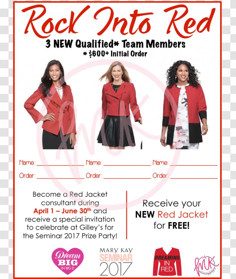 Dress Mary Kay Jacket Business Outerwear - Red Transparent PNG