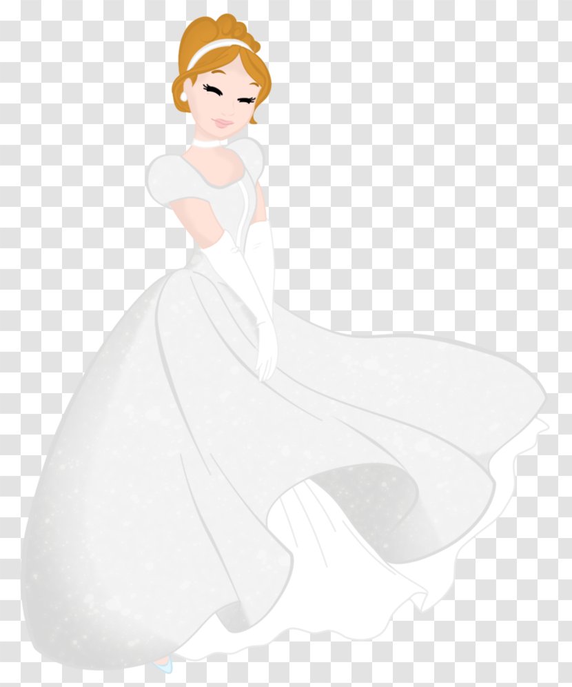 Finger Gown Cartoon Beauty.m - Heart - Cinderella Dress Transparent PNG